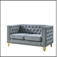 thumbnail image 5 of Velvet Sofa for Living Room,Buttons Tufted Square Arm Couch, Couch Upholstered Button, 5 of 7