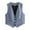 a-Blue22978, variant on FINALGANG Women's Cropped Suit Vest Casual Solid Color Dressy Jacket Sleeveless V Neck Button Front Gilet With Pockets For Daily Outdoor Wear Fashionable Top