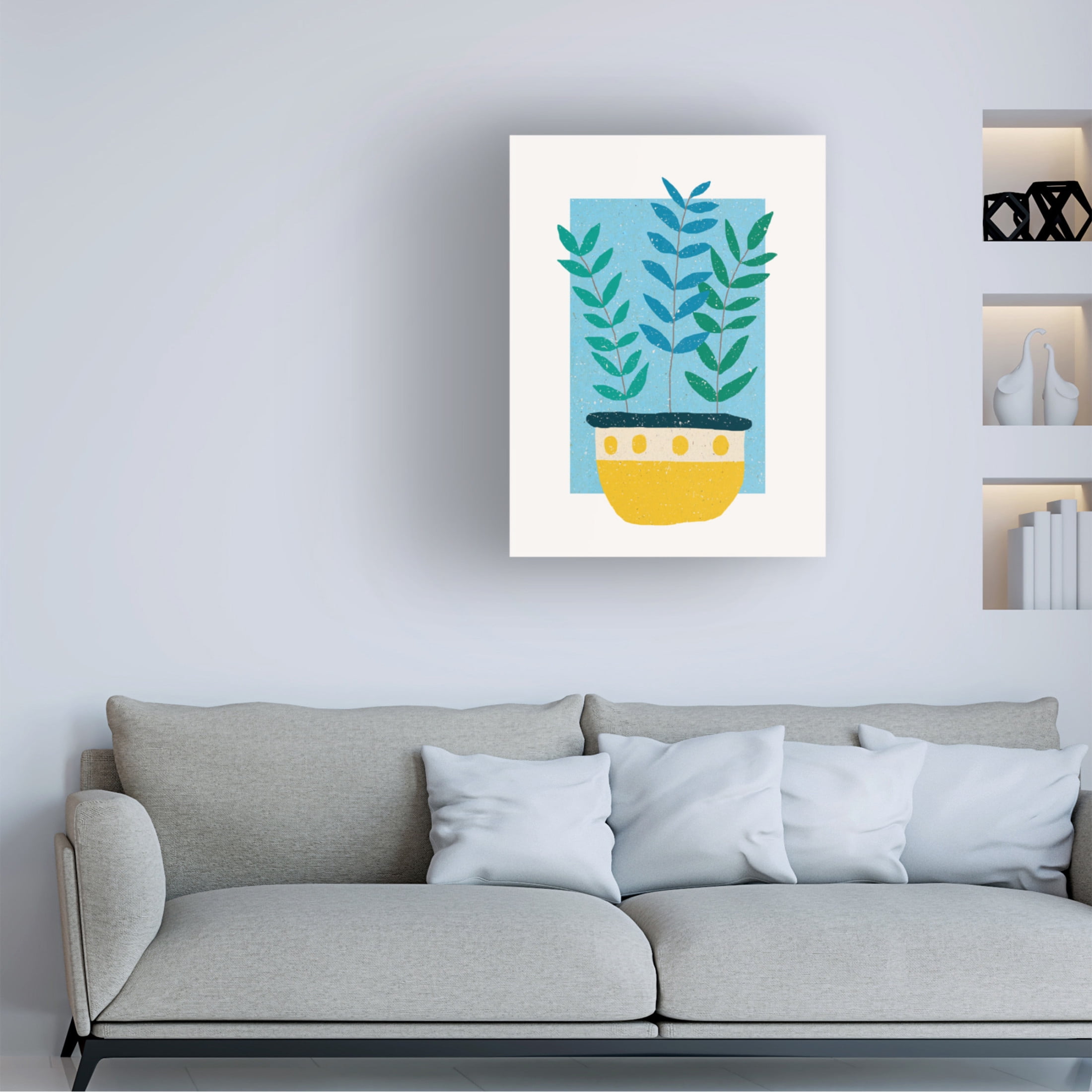 Trademark Fine Art Aylin Demir Plant a Blue Sky Canvas Wall Art