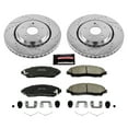 thumbnail image 3 of PowerStop Front Z23 Evolution Sport Carbon-Fiber Ceramic Brake Pad and Drilled & Slotted Rotor Kit Fits: ACURA Select Models K6957, 3 of 10