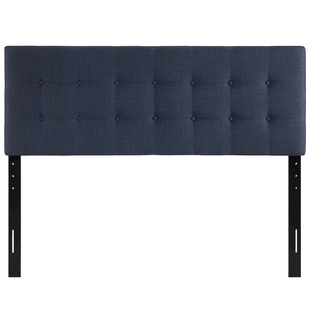 Modway Emily Tufted Button Headboard, King, Blue