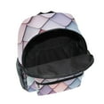 thumbnail image 6 of FORMRS School Backpack with Front Zippered Pocket 12" Student Travel Daypack, Pink Art Pattern, 6 of 6