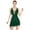 Dark Green, variant on Women's Glittery Lyrical Dance Dress Sleeveless Backless Skirt Leotard Contemporary Dancing Clothes Dark Green S