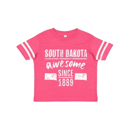 

Inktastic South Dakota Awesome Since 1889 Gift Toddler Boy or Toddler Girl T-Shirt