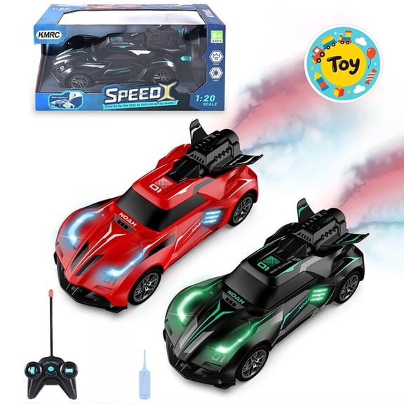 Spray Remote Control Racing Car, Electric High Speed RC Toy Automobile, Water Mist Spray & Bright Headlight, Wireless Simulation Vehicle, Kids Birthday Gifts, Indoor Outdoor Driving Play Model