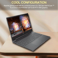 thumbnail image 5 of HP - Victus 16.1 Pouces IPS 144Hz Ordinateur Portable de Jeu - AMD Ryzen 7-8845HS 8 Cœurs - 64 Go DDR5 Mémoire - 2 To SSD - NVIDIA GeForce RTX 4070 - Noir - HyperX avec Haut-Parleurs Doubles, 5 of 5