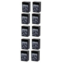 UB645 6V 4.5AH SLA BATTERY 6 VOLT - PACK OF 10 BATTERIES