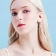 thumbnail image 4 of Pendientes de mujer Pendientes de moda Pendientes de corazón de acero inoxidable Pendientes de mujer Pendientes de corazón colgante de cristal Pendientes de mujer, 4 of 6