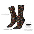 thumbnail image 4 of Hirioo Monster Truck Pattern Adult Middle Tube Socks Breathable Sock Non-Pilling,Contrasting Color Design, 4 of 6