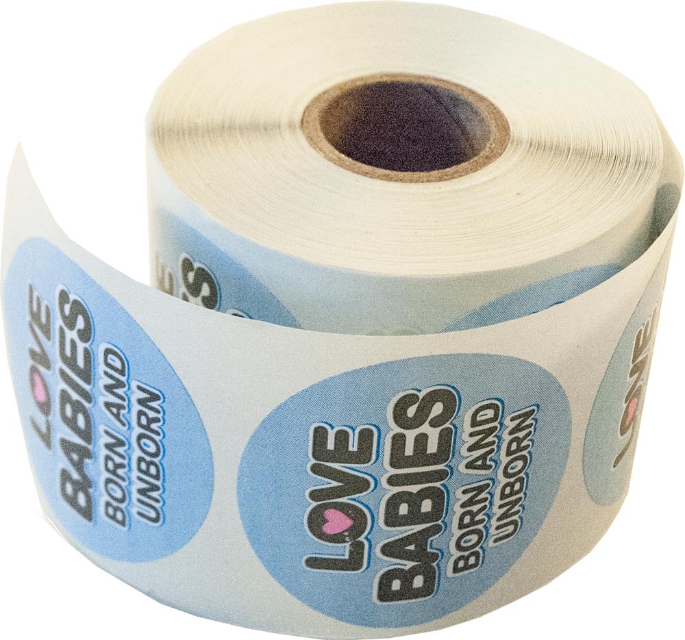 Love Babies, Born and Unborn Pro-Life Sticker