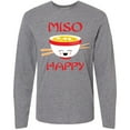 thumbnail image 3 of Inktastic Kawaii Miso Happy Long Sleeve T-Shirt, 3 of 5