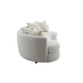 thumbnail image 5 of Acme Furniture Iniko Sofa w/6 Pillows, Beige Boucle, 5 of 6