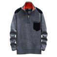 thumbnail image 5 of Gibobby Suéter cuello de tortuga hombre Suéter térmico de Cuello Alto para Hombre, Manga Larga, Cuello Alto(Gris oscuro,XG), 5 of 5