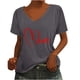 thumbnail image 1 of Camiseta sin mangas con cuello en V y estampado informal elegante para mujer OAVQHLG3B Store  lin121212, 1 of 5