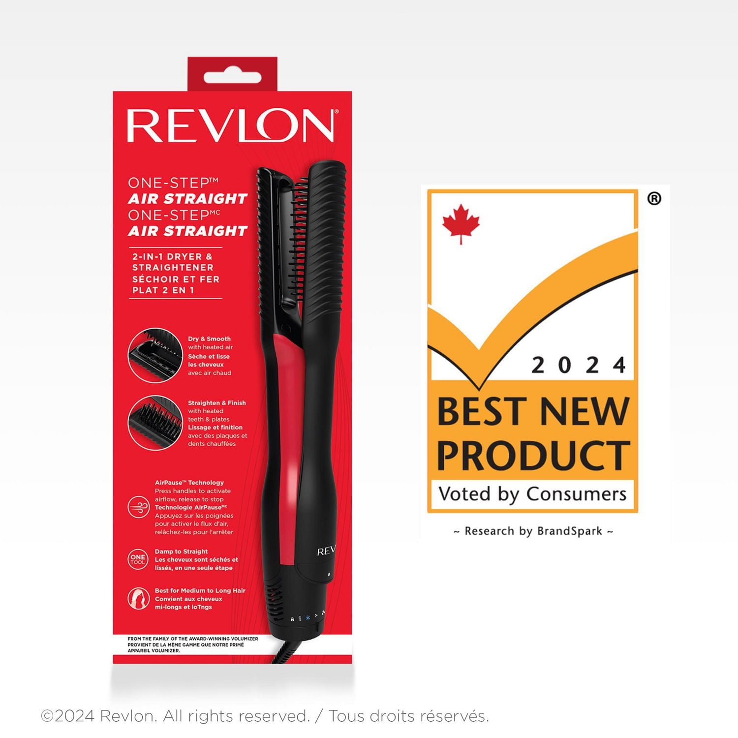 One Step Revlon En Plancha Revlon One-Step™ Air Straight 2-in-1