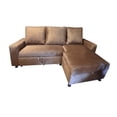 thumbnail image 2 of Sala Convertible En Cama Con Apertura Baúl Funcional Chocolate Melody Reinicia 21 Muebles, 2 of 5