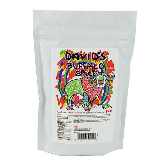 Davids Buffalo Spice 300 g | a fiery blend of spices perfect for seasoning chicken wings, burgers, and roasted vegetables.