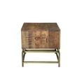 thumbnail image 2 of Goldbust Solid Wood Side Table in Natural, 2 of 4