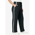 thumbnail image 3 of Woman Within Plus Size Better-Fleece Side-Stripe Pull-On Sweatpants, 3 of 3