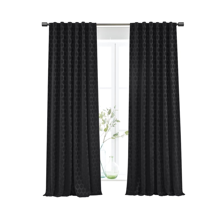 Better Homes & Gardens Jacquard Velvet Blackout Panel photo 1