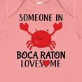 thumbnail image 4 of Inktastic Someone in Boca Raton Loves Me Boys or Girls Baby Bodysuit, 4 of 5