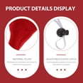 thumbnail image 3 of OULII 6 Ensembles Tenues de Vacances pour Chien Chapeau en Peluche Rouge avec Pompon pour Animaux, 3 of 8