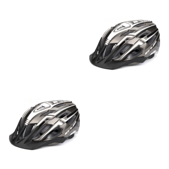 Toystoory Casco de bicicleta Luz trasera Cascos de equitación Hombre Dama Ligero Adulto Recargable Tapa protectora Luz trasera Deportes Type2 NO2