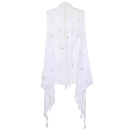 101 BEACH Short Sleeve Solid Swimsuit Apparel Cover Up White