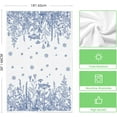 thumbnail image 6 of Blue Antique Herbs Wild Flowers Leaves Spring Kitchen Towels Dish Towels, 18x26 Inch Seasonal Decoration Hand Towels Set of 2, 6 of 6