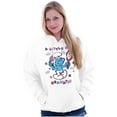 thumbnail image 3 of Vanity Smurf A Little Bit Dramatic Hoodie Sweatshirt Women Brisco Brands S, 3 of 4