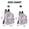thumbnail image 2 of FORMRS Mini Backpack Purse for Women Travel Daypack Casual Shoulder Bag, Purple Marble Pattern, 2 of 7