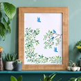 thumbnail image 5 of Birds Tree Stencils Template 11.8x11.8inch Plastic Birds Branche Drawing Painting Stencils Square Branches Reusable Stencils for Painting on Wood Floor Wall and Tile, 5 of 9