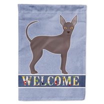 Abyssinian or African Hairless Dog Welcome Garden Size Flag