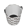 thumbnail image 3 of Balery Dachshund Dog Puppy Round Laundry Basket with Handles Waterproof Freestanding Laundry Hamper for Clothes Toys in the Dorm and Family-Medium, 3 of 8