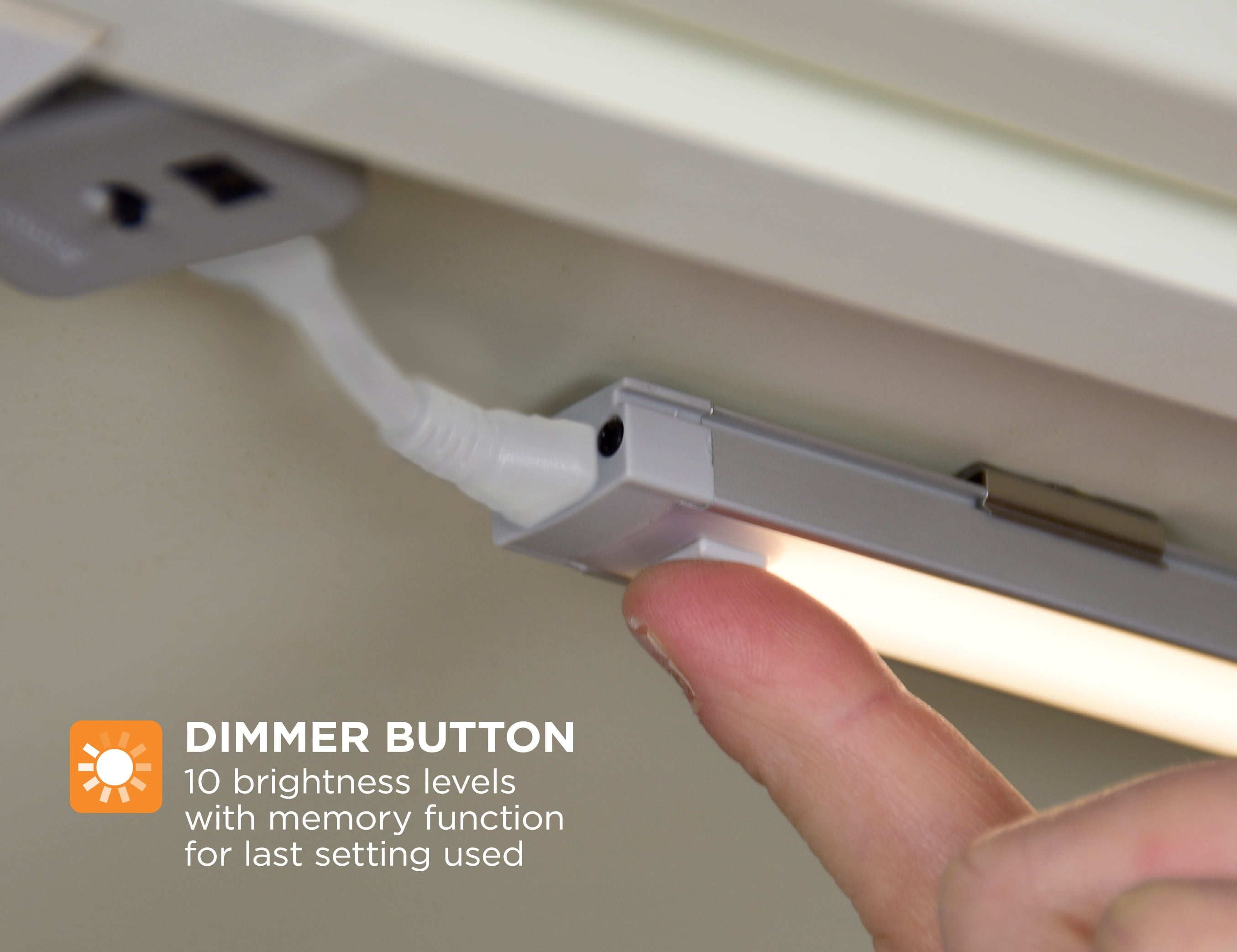 BLACK+DECKER LED 9-inch Under-Cabinet Lights Kit, 1-Bar, Warm White