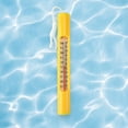thumbnail image 3 of Northlight Round Swimming Pool Thermometer with White Cord 6.75" - Yellow, 3 of 7