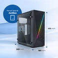 thumbnail image 2 of Computadora Completa Escritorio Intel core I5 14400 Ram 16gb Ddr4 SSD 500 Monitor 21.5"GB Oficina, Estudio, Hogar, 2 of 3