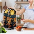 thumbnail image 3 of HELLHERO Halloween Cat Full Moon Food Processor Cover with Handle Proof Stain Dust Cover for Kitchen Home, 3 of 6