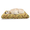 thumbnail image 1 of Peppers Pet Bed, Cuisine Composition with Pepper Colorful Hand Drawn Fresh Ripe Vegetables, Chew Resistant Pad for Dogs and Cats Cushion with Removable Cover, 24" x 39", Multicolor, by Ambesonne, 1 of 4