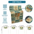 thumbnail image 6 of Cartoon Seahorse Starfish Table Runner, Ocean Fish Seaweed Coastal Kitchen Table Runners Dress Scarves for Table Decorations Party/Restaurant/Indoor Outdoor Use, 13x36in, 6 of 9