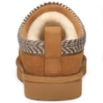 thumbnail image 4 of Litfun Genuine Suede Slippers for Women Cozy Winter House Shoes Fuzzy Memory Foam House Slippers, Chestnut, 4 of 7