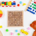 thumbnail image 2 of Educational Wooden Toys for Kids Children Baby 99 Multiplication Table Math Arithmetic Puzzle Early Teaching Aids, 2 of 9