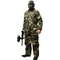 thumbnail image 2 of Disposable Paintball Coveralls / Jumpsuit - Camo - X-Large, 2 of 2