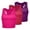 Orange, variant on Womens Tank Tops Sleeveless 3 Pack Yoga Crop Tops T Shirt Ribbed Seamless Workout Exercise Shirts Trend Clothes Purple L