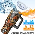 thumbnail image 5 of Autumn Halloween Pumpkin Pattern Tumbler with Handle and Lid,40oz Double Wall Vacuum Insulated Tumbler,Cups Gift for Women and Men, 5 of 7
