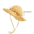 thumbnail image 5 of Fengyings Girl Sun Hats Summer Hats Toddler Sun Hat Infant with Wide Brim Bucket Hat, 5 of 9