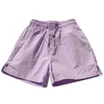 thumbnail image 3 of UQJfacai Girls Athletic Shorts High Waisted Quick Dry Running Shorts with Pockets Sports Active Shorts for Kids 1-11 Years, 3 of 5