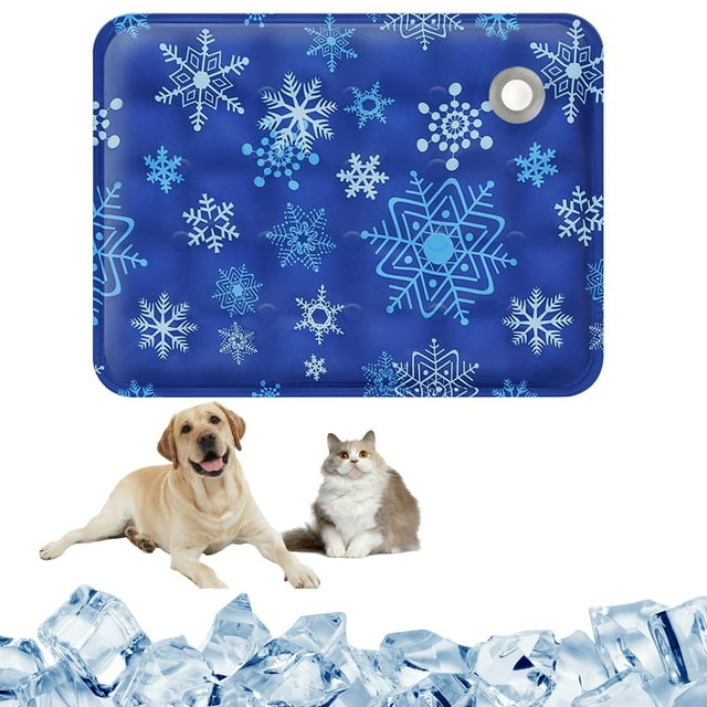 Mom's Best Alfombrilla de agua refrescante para mascotas, alfombrilla espesante con sensor de agua, mantiene a tus mascotas frescas en verano - 15,7 x 11,8 pulgadas