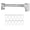 Stainless steel, variant on Silver Shower Curtain Rod 39 to 137 Inch,Heavy-Duty inner Lock Stainless Steel Telescopic Rod,1.2-Inch Diameter Bathroom Anti-Rust And anti-Slip Tension Rod Without Drilling,Convenient to Use