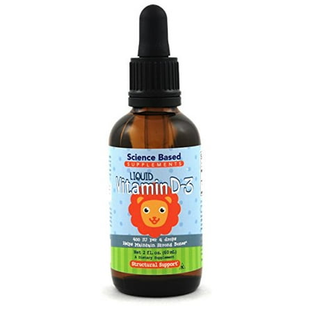 Best Liquid Vitamin D3 Drops for Children (500+ servings) **Premium Children's Vitamin (98% Absorption Rate) ☀ Why Mom's Love Us: Made in the USA, All Natural, Tested for Purity and Certified (Best Rated E Cig Liquid)